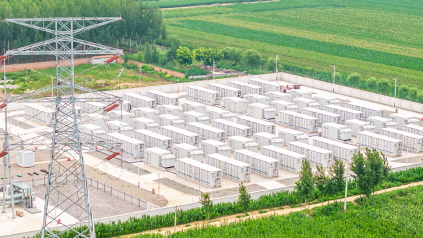 Rural market sky view