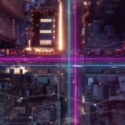 city during the night