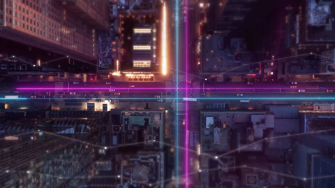 city during the night