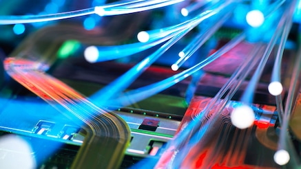 Light-filled fiber optic cables