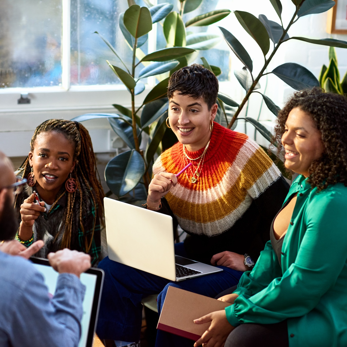 People working together