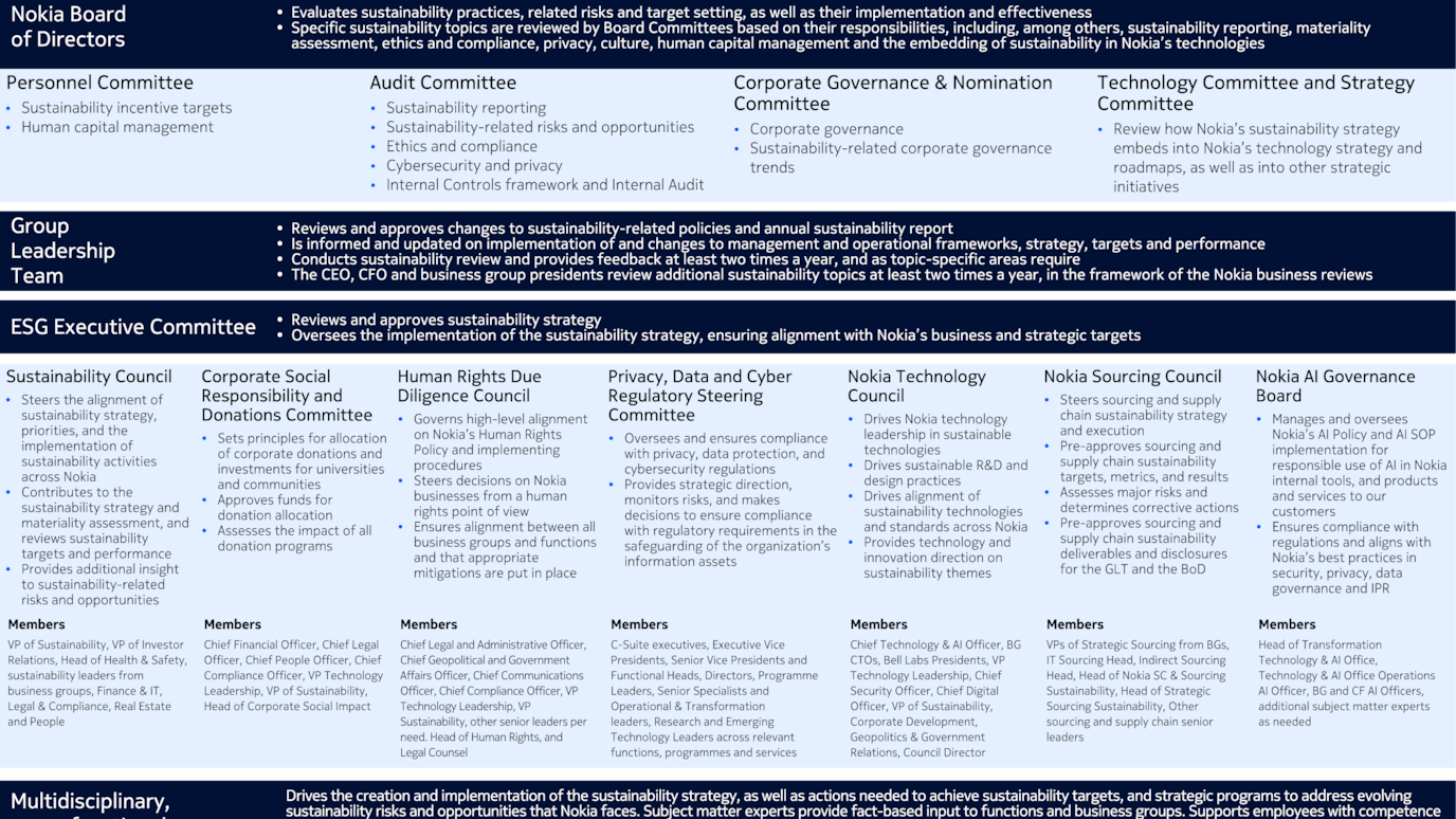 sustainability governance framework