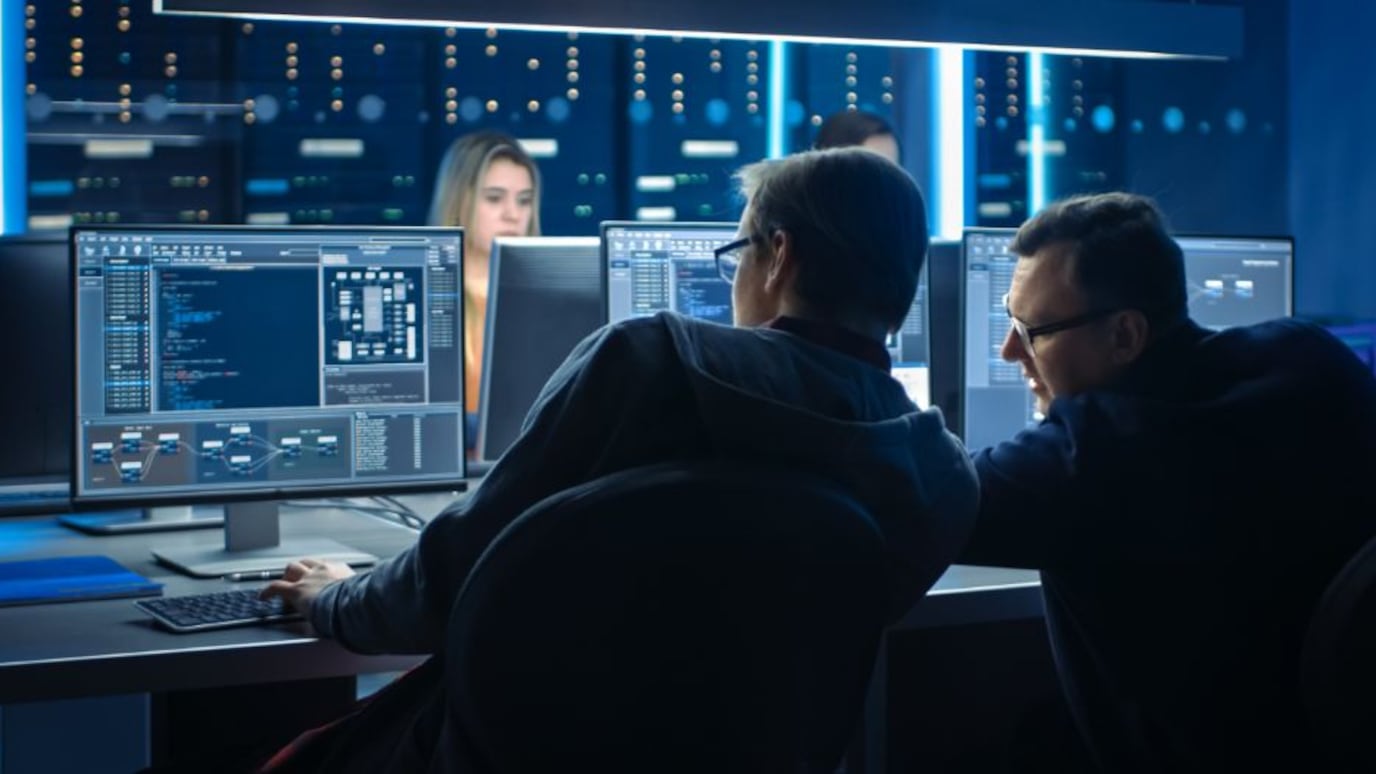 People working together