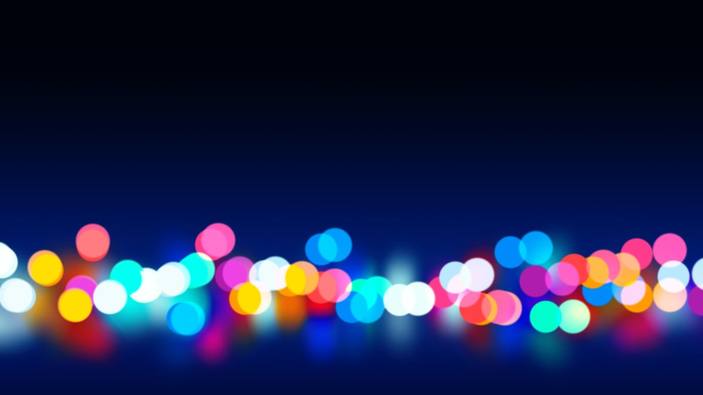 optical fiber lights out of focus