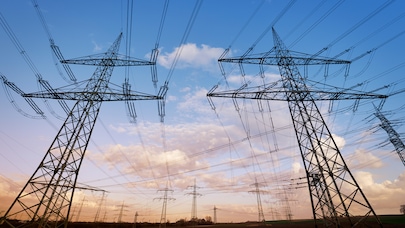 electricity towers