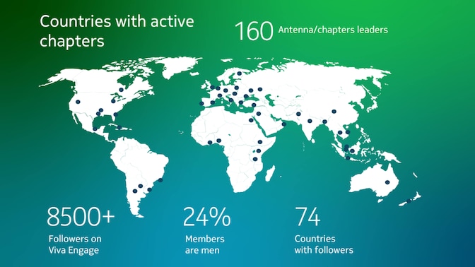 Map showcasing StrongHer charters
