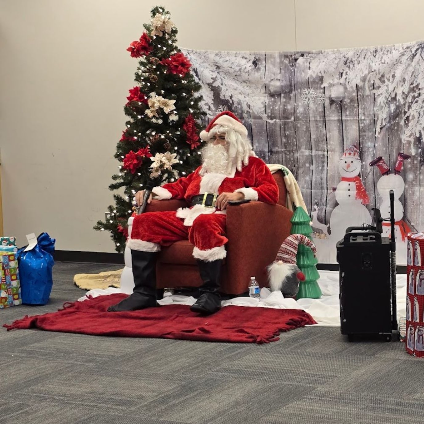Santa Claus during Hispa event