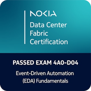 Nokia Event-Driven Automation (EDA) Fundamentals Badge