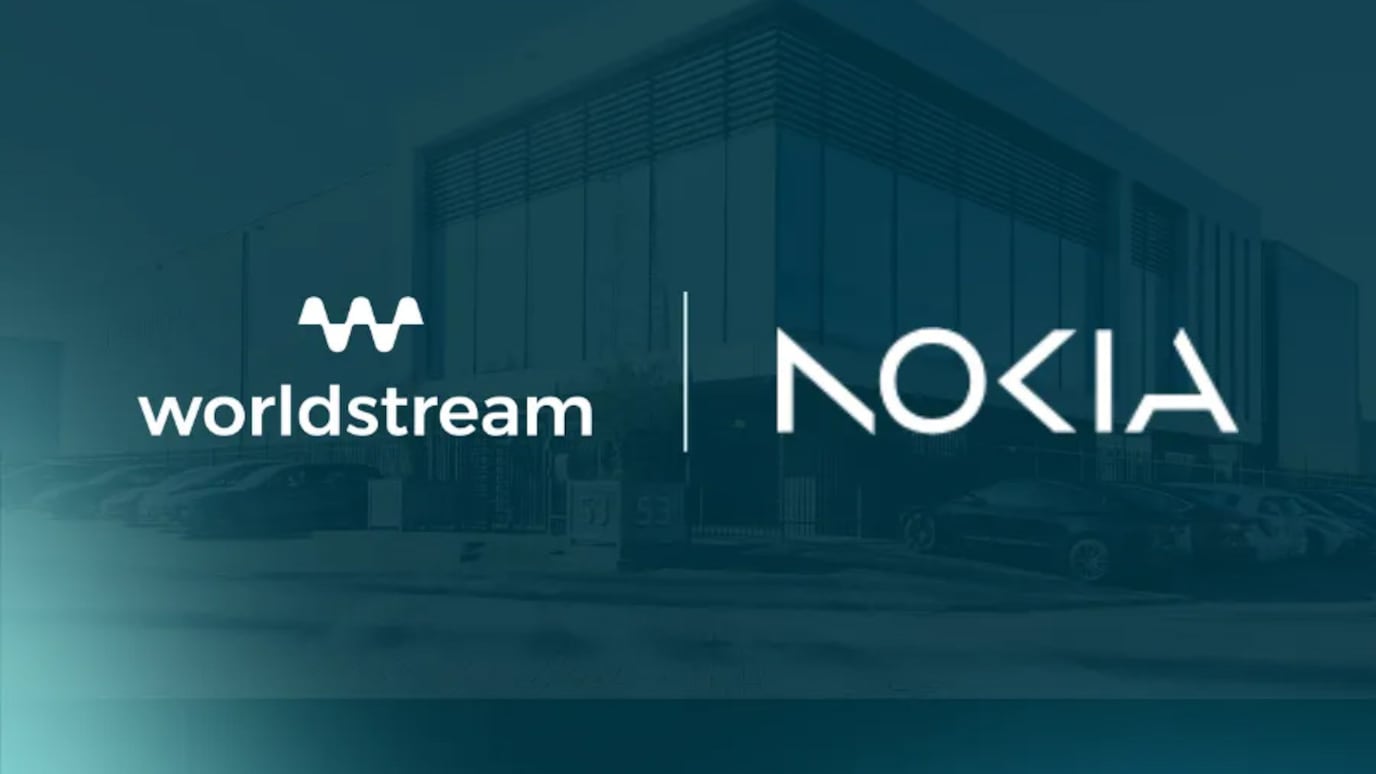Worldstream and Nokia logos