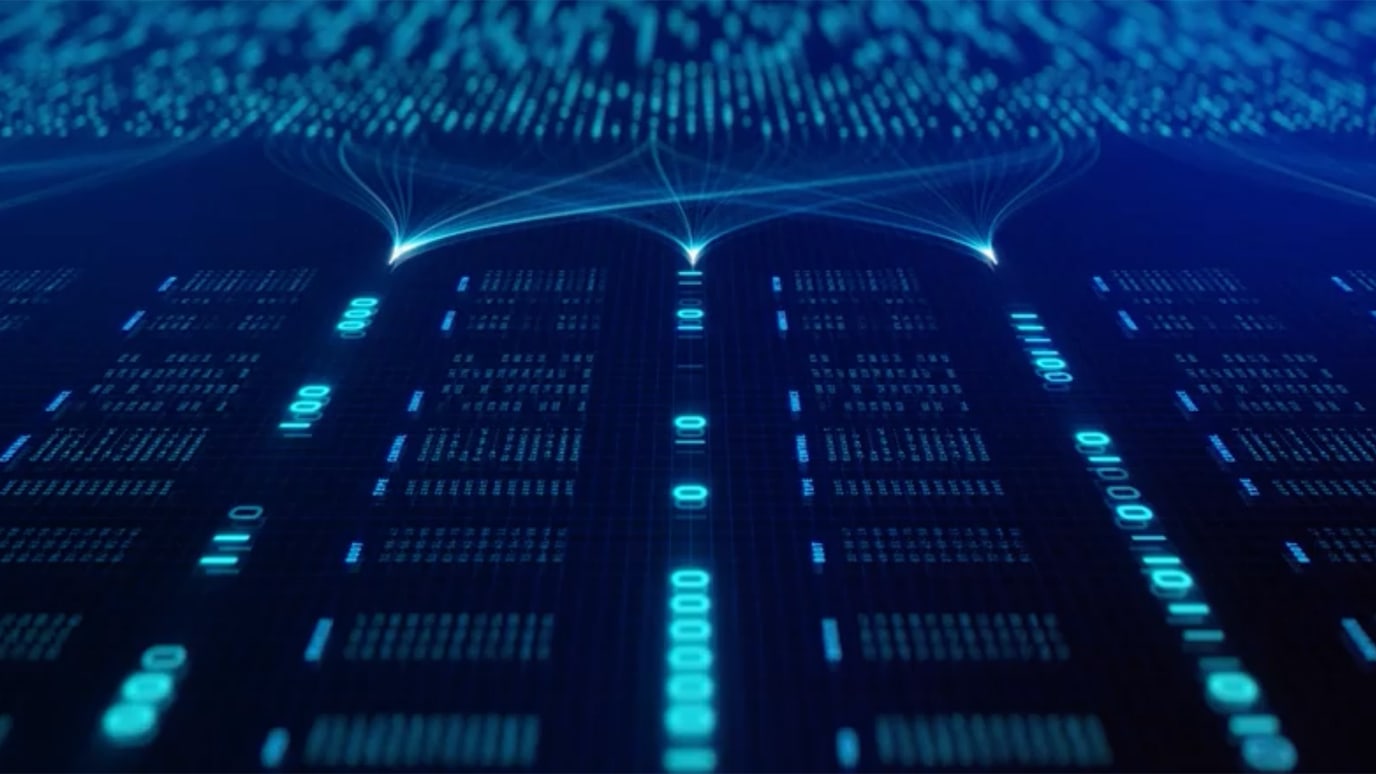 Graphic of binary code