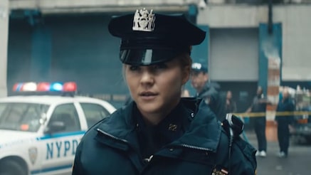 NYPD police officer in street