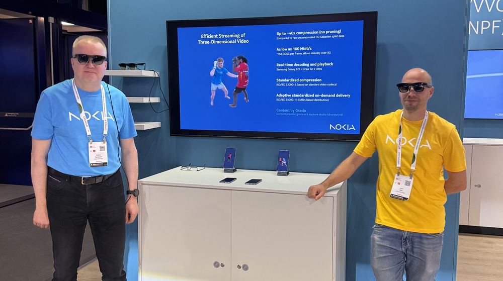 Nokia showcased pioneering DASH-based volumetric video streaming at IBC 2026