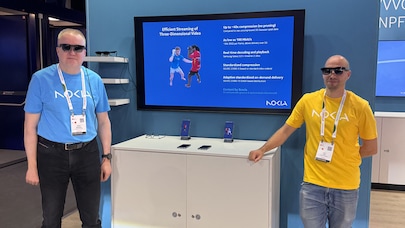 Nokia showcased pioneering DASH-based volumetric video streaming at IBC 2026