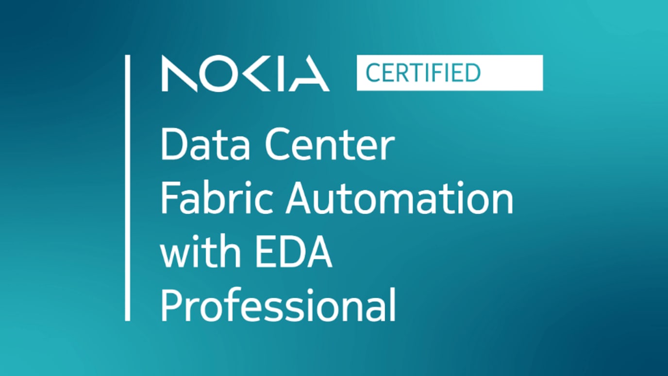 Certified Data Center Fabric Automation with EDA Professional