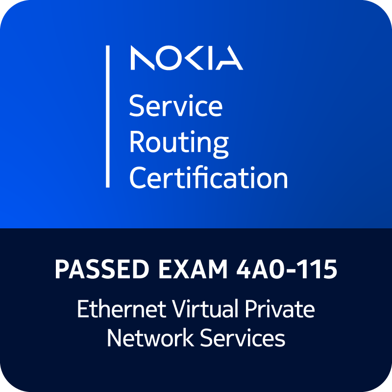 EVPN exam badge