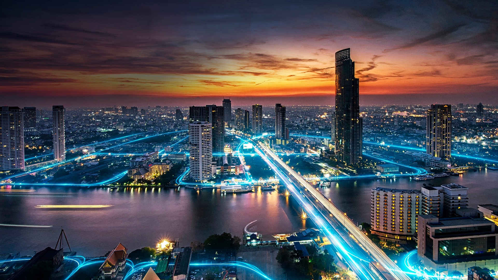 bangkok city view
