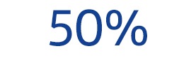 50 percent