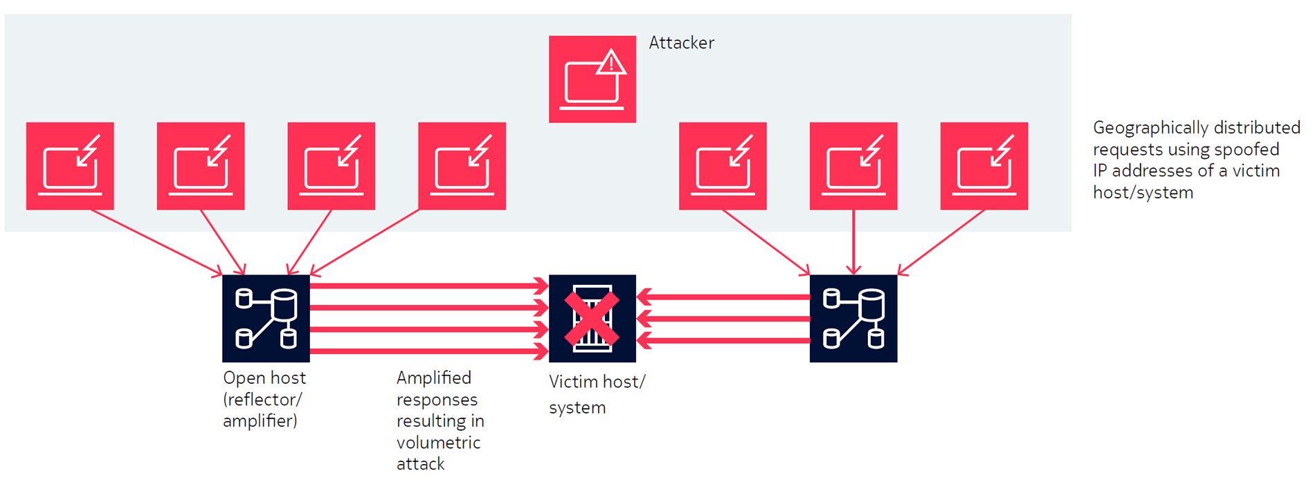 Anatomy of a typical volumetric DDoS attack