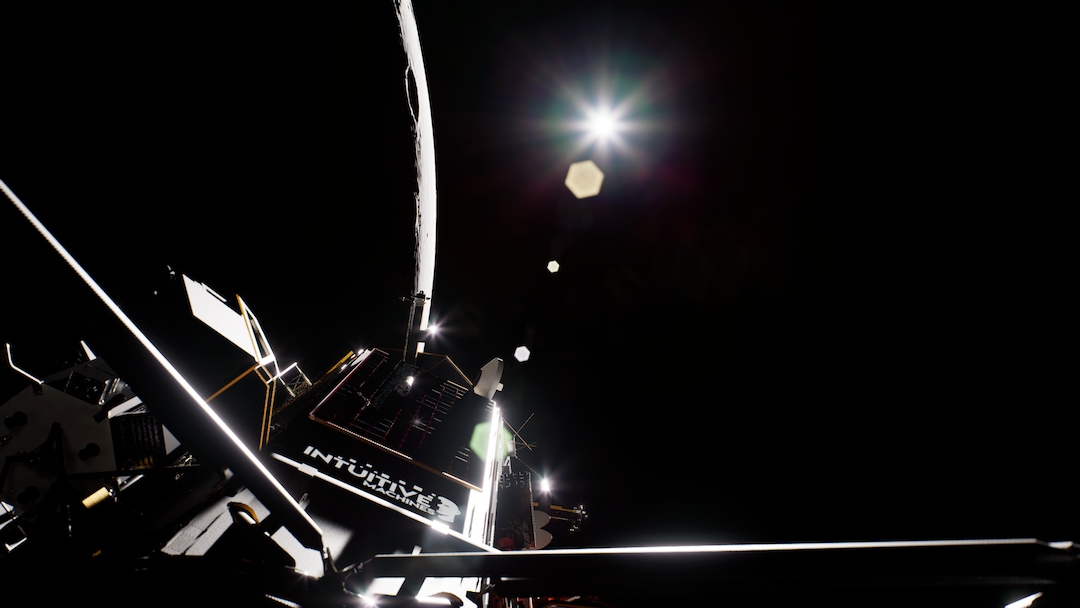 IM-2 emerging into lunar day