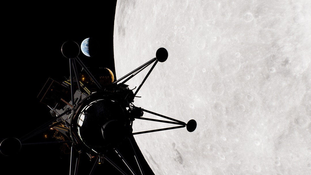 IM-2 on Moon approach