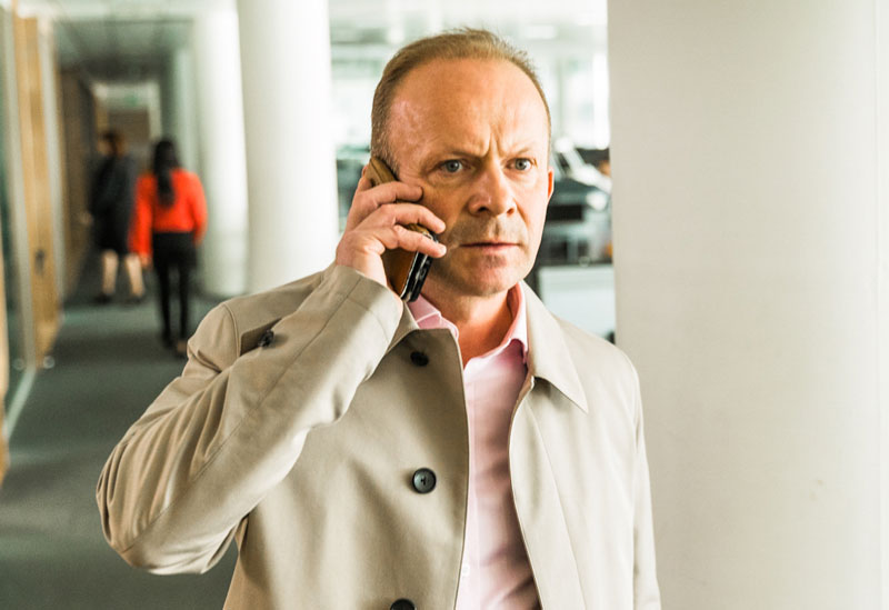 man on phone