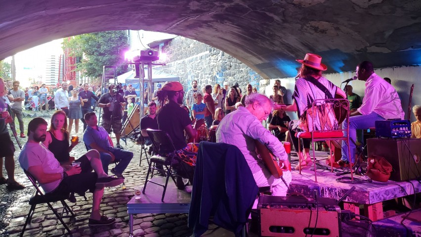 A photograph from The Vault Allure experience festival on Jersey City’s historic Holland Street