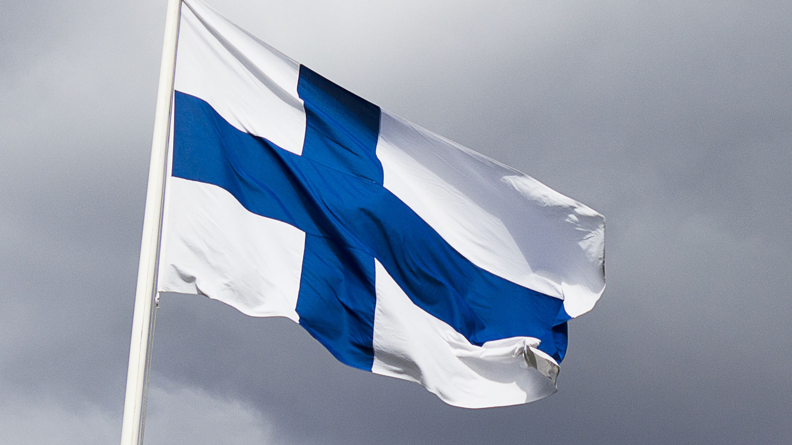 A Finnish flag