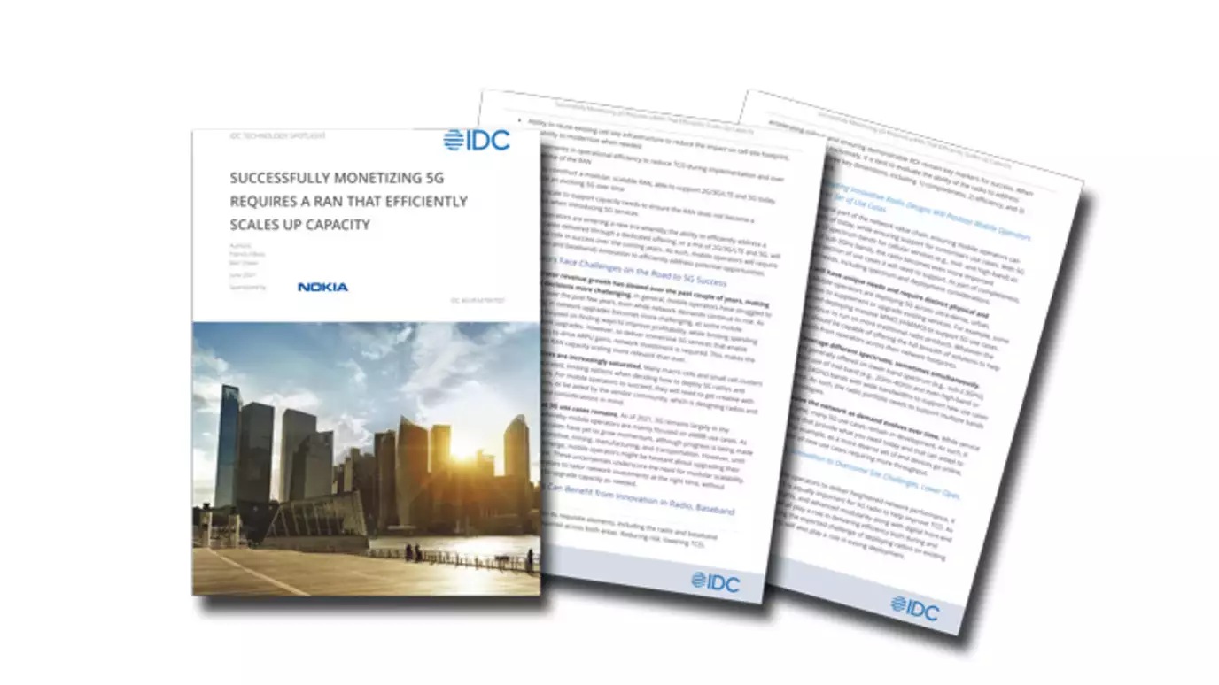 IDC technology spotlight - 5G monetization