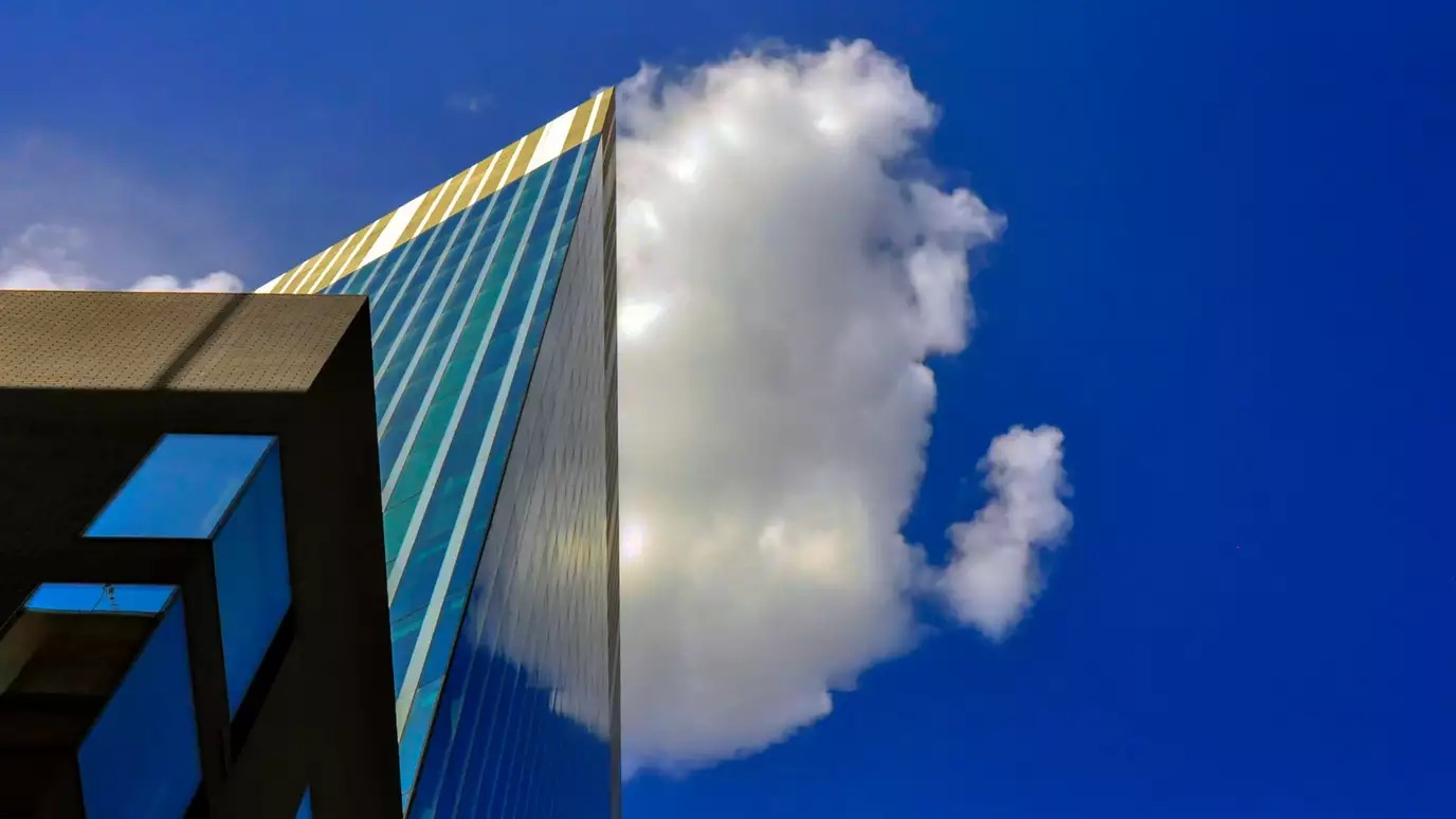 glass building