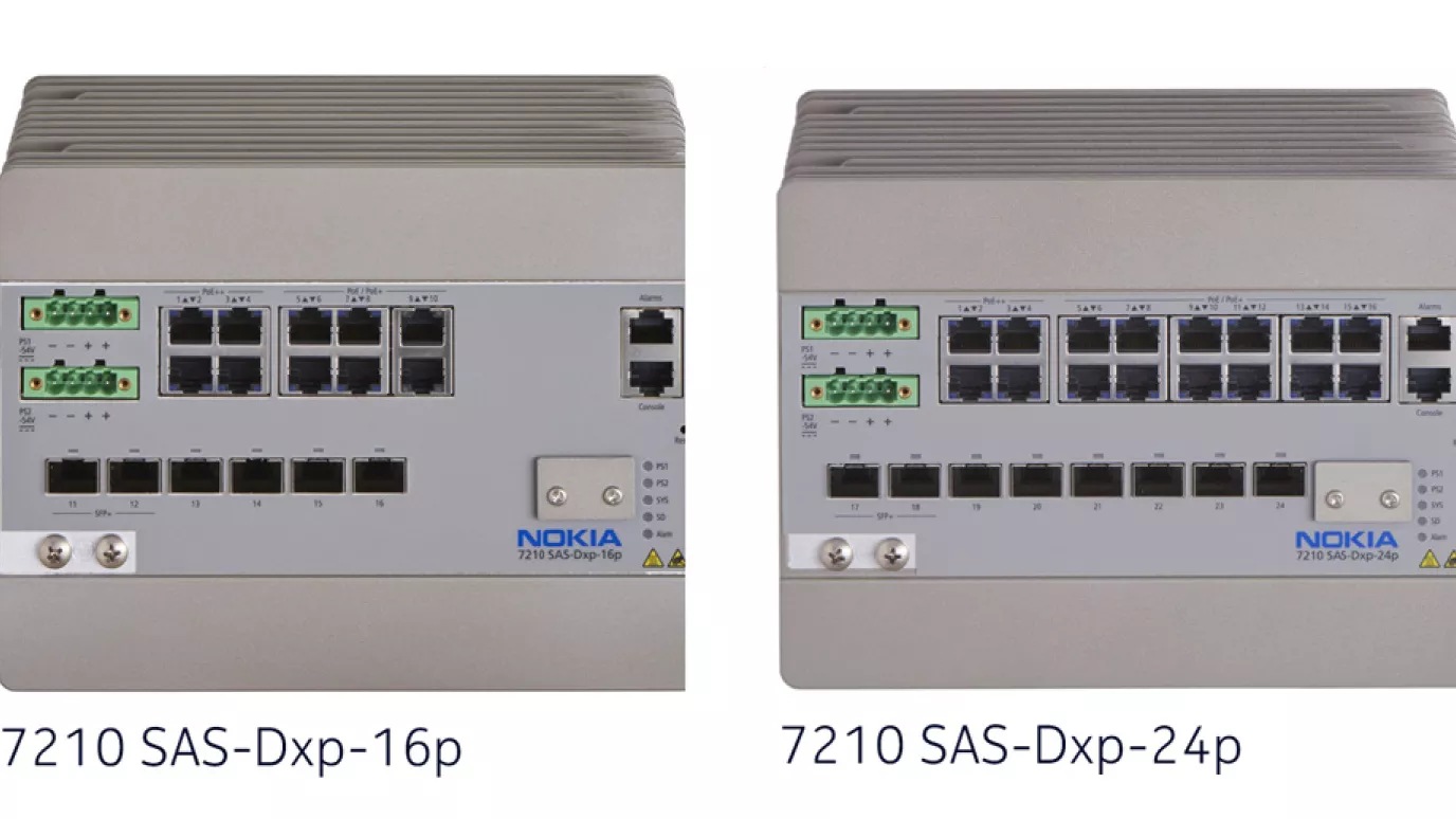 Image of 7210 SAS-Dxp-16 p and Dxp-24p ethernet routers