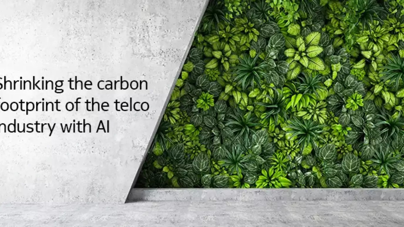 Shrinking the carbon footprint of the telco industry with AI