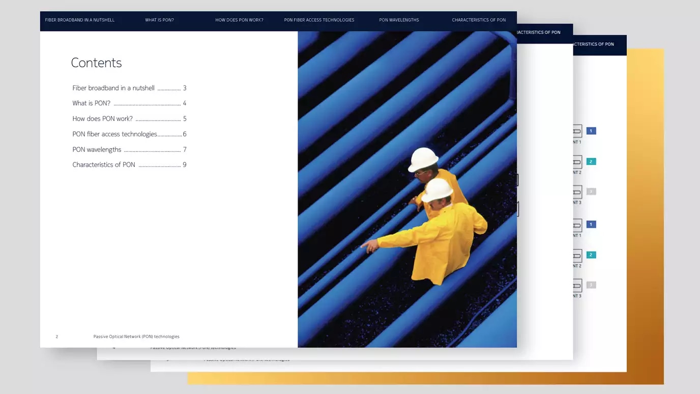 An introduction to Passive Optical Network (PON) technologies