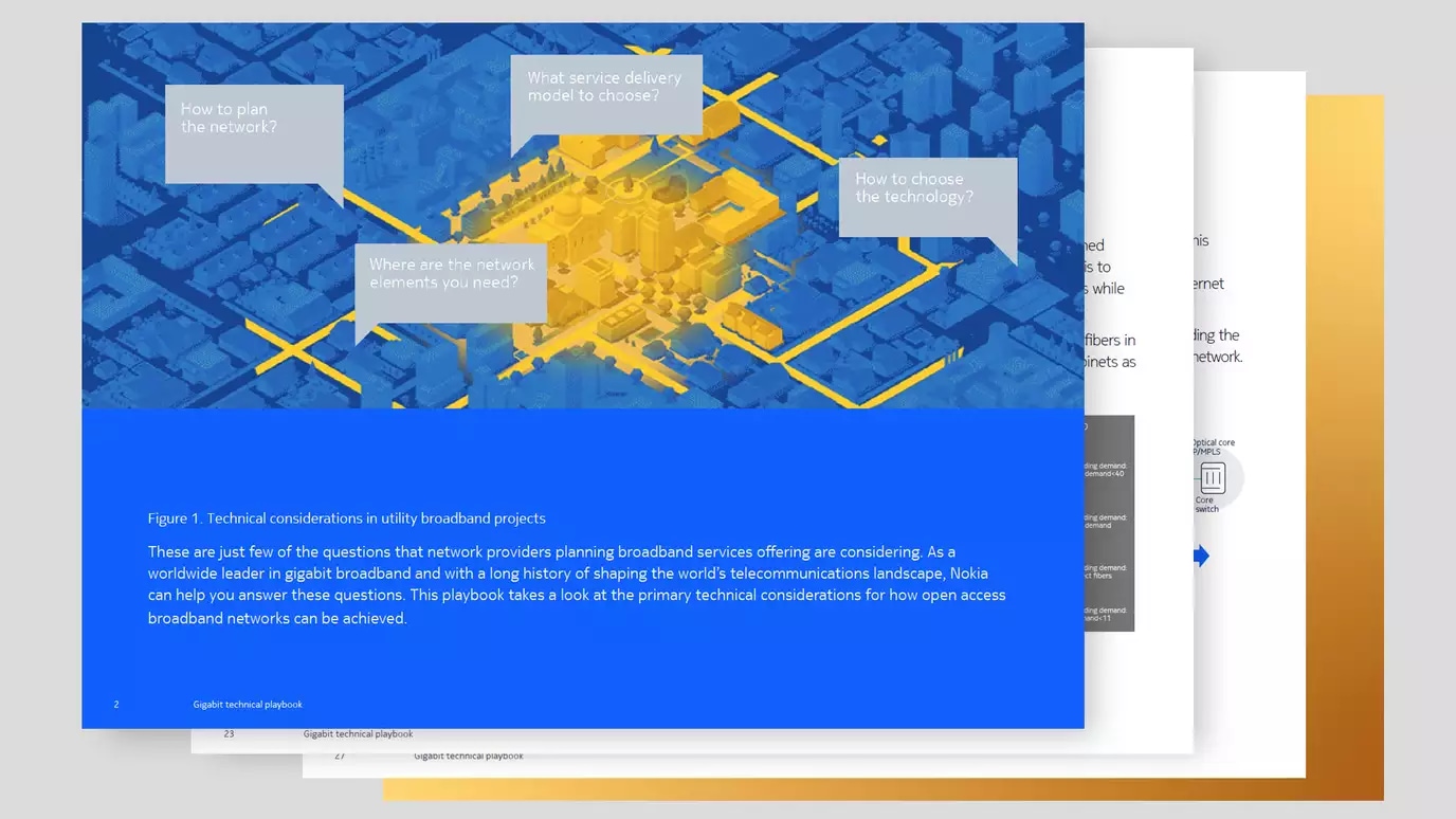 Gigabit technical playbook for network providers