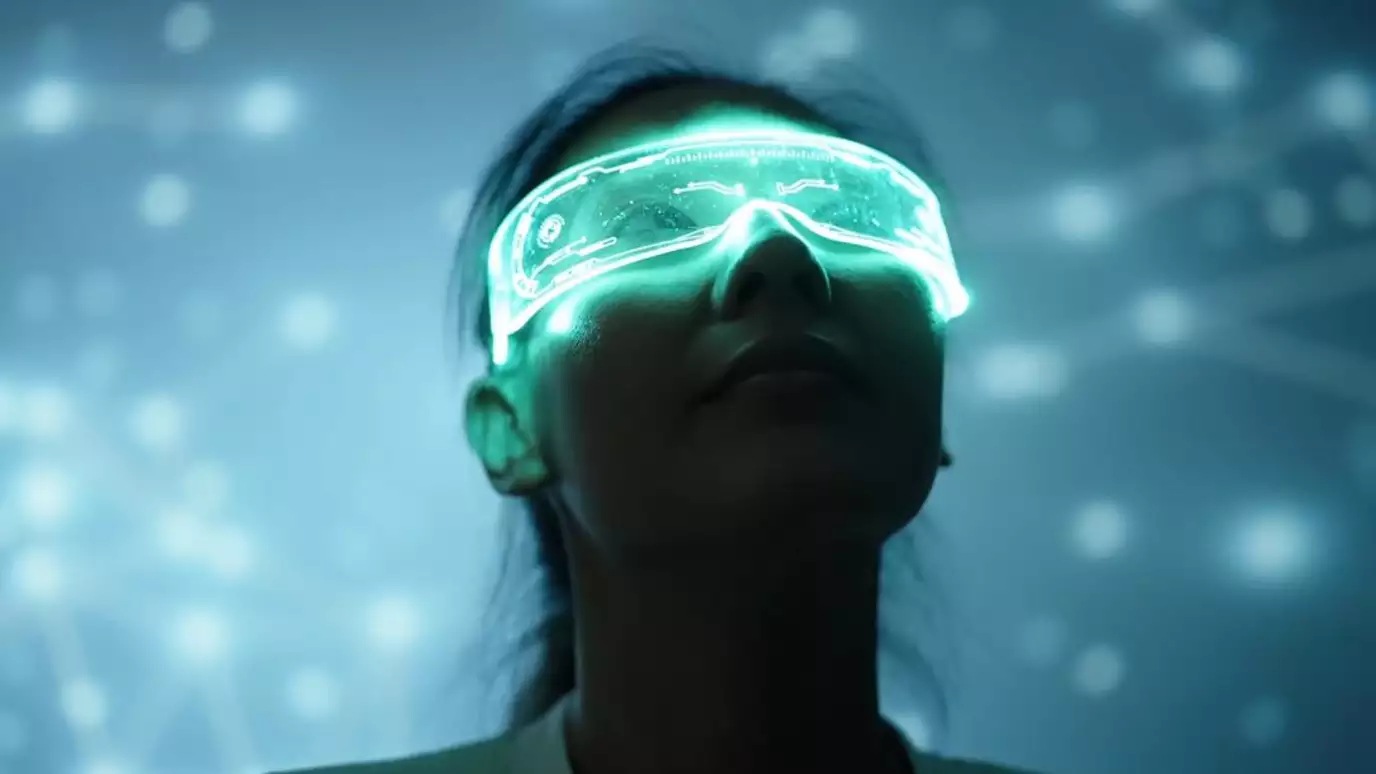 woman with glasses