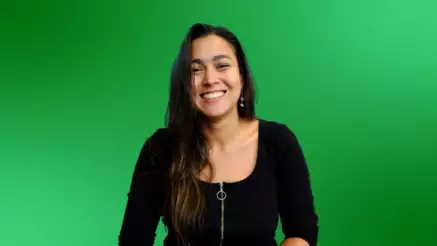 Woman smiling
