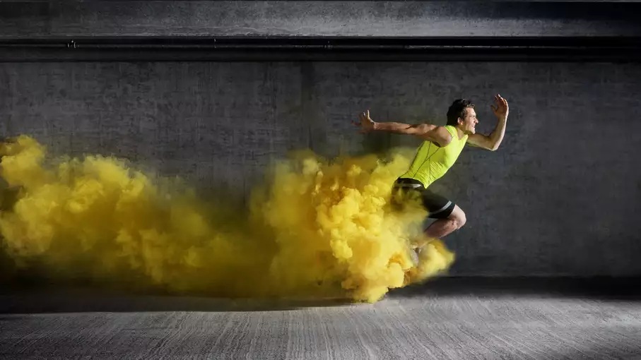Person running