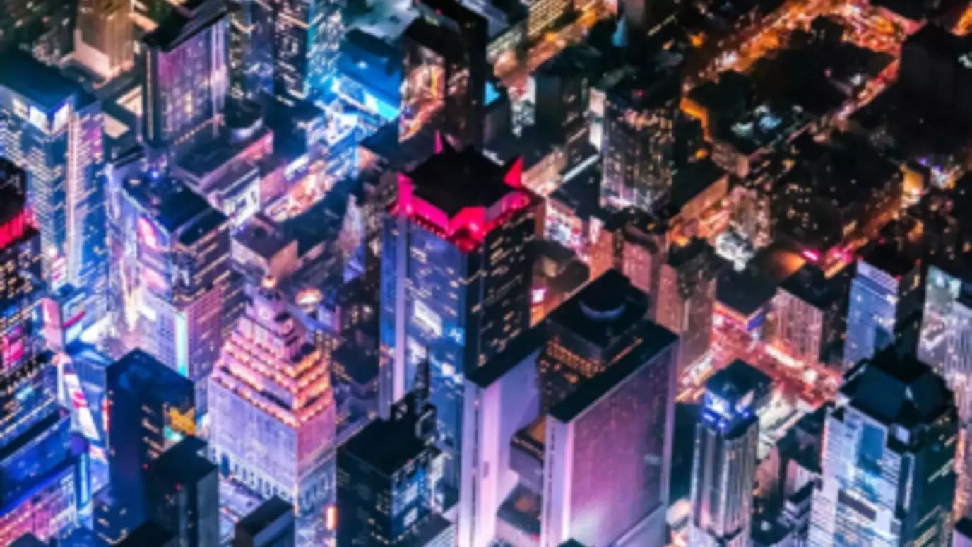 Aerial view of New York