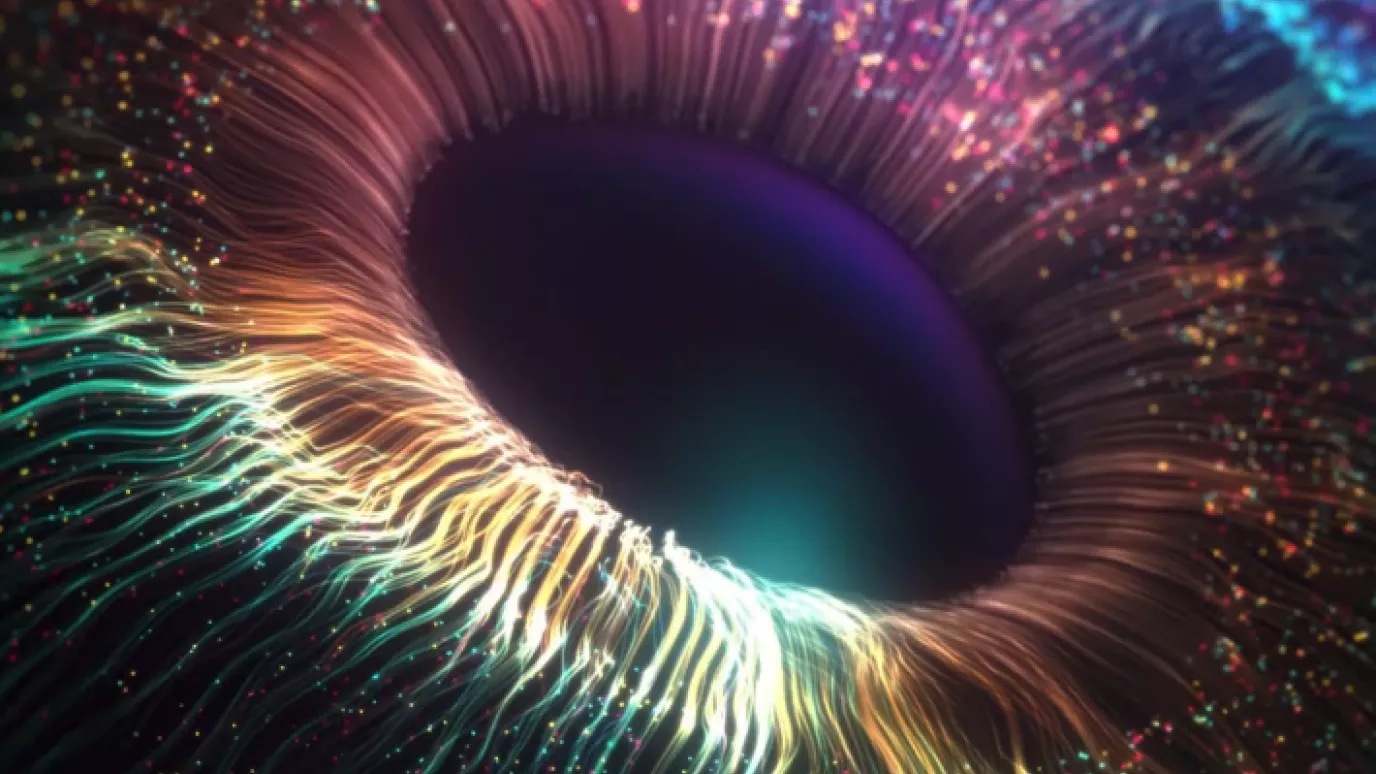 A colourful abstract image representing laser lights.