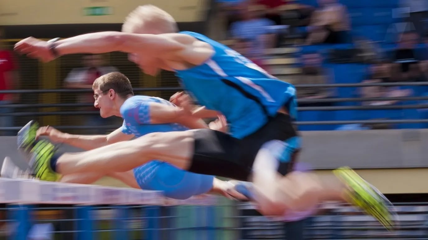 Long jump competition