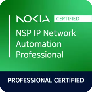 NSP Network Automation Professional Certification Badge