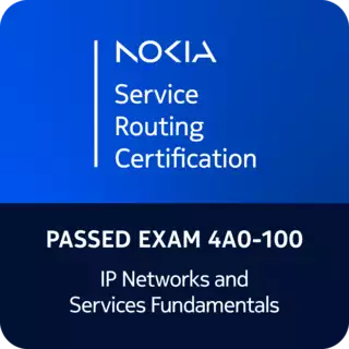 4A0-100 Exam badge