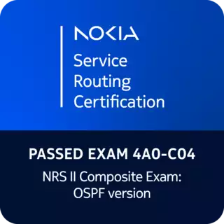 4A0-C04 Exam badge