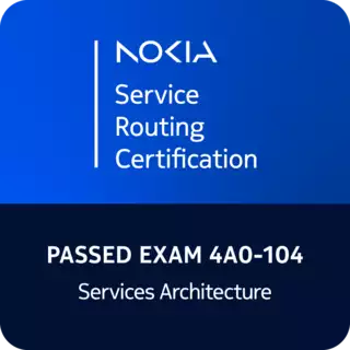 4A0-104 Exam badge