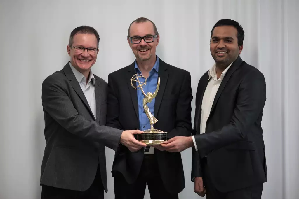 The winning team from left to right: Emre Aksu, Miska Hannuksela and Kashyap Kammachi Sreedhar