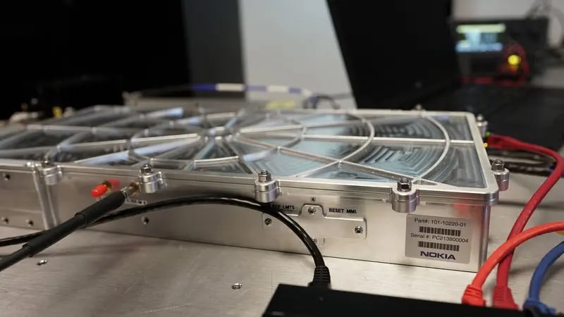 Nokia equipment in the testing lab