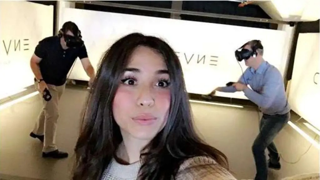 Carla with the VR team