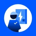 Electrical safety icon