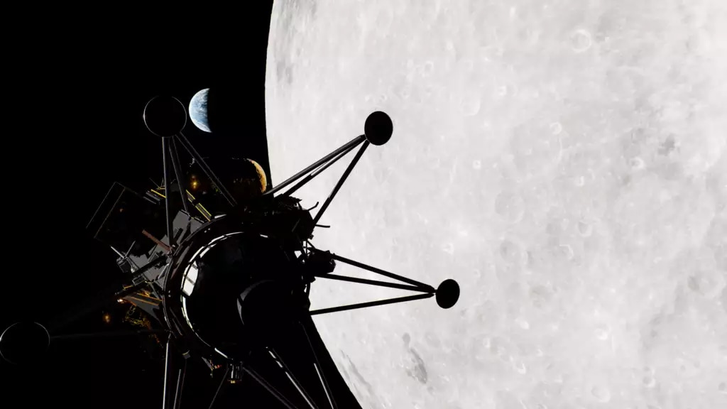 IM-2 on Moon approach