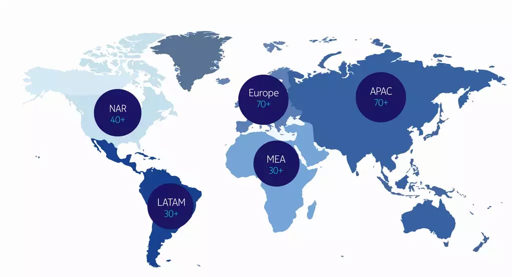 The Nokia Lightspan map