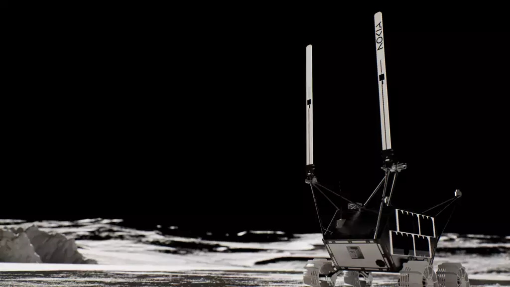 Mapp rover antennas deployed